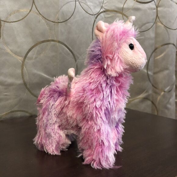 Aurora World Llamacorn Plush Llama Unicorn Pegasus Pink Purple Stuffed Animal - Picture 2 of 11